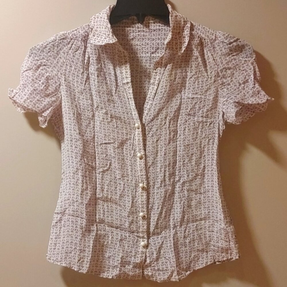 Clearance Women's Short Sleeves Silk Blouse